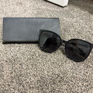 Fendi Classic Black Sunglasses